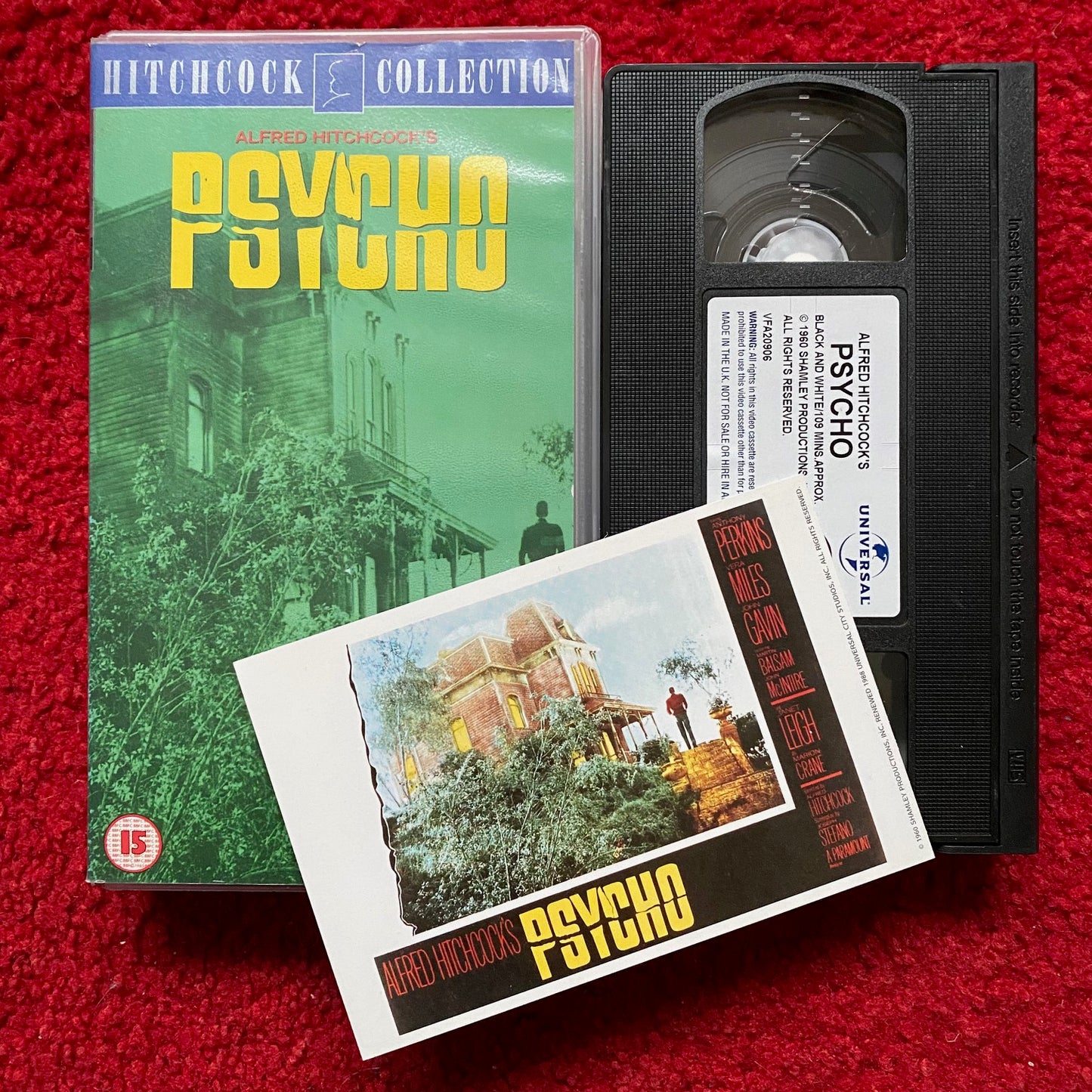 Psycho VHS Video (1960) VHR1967