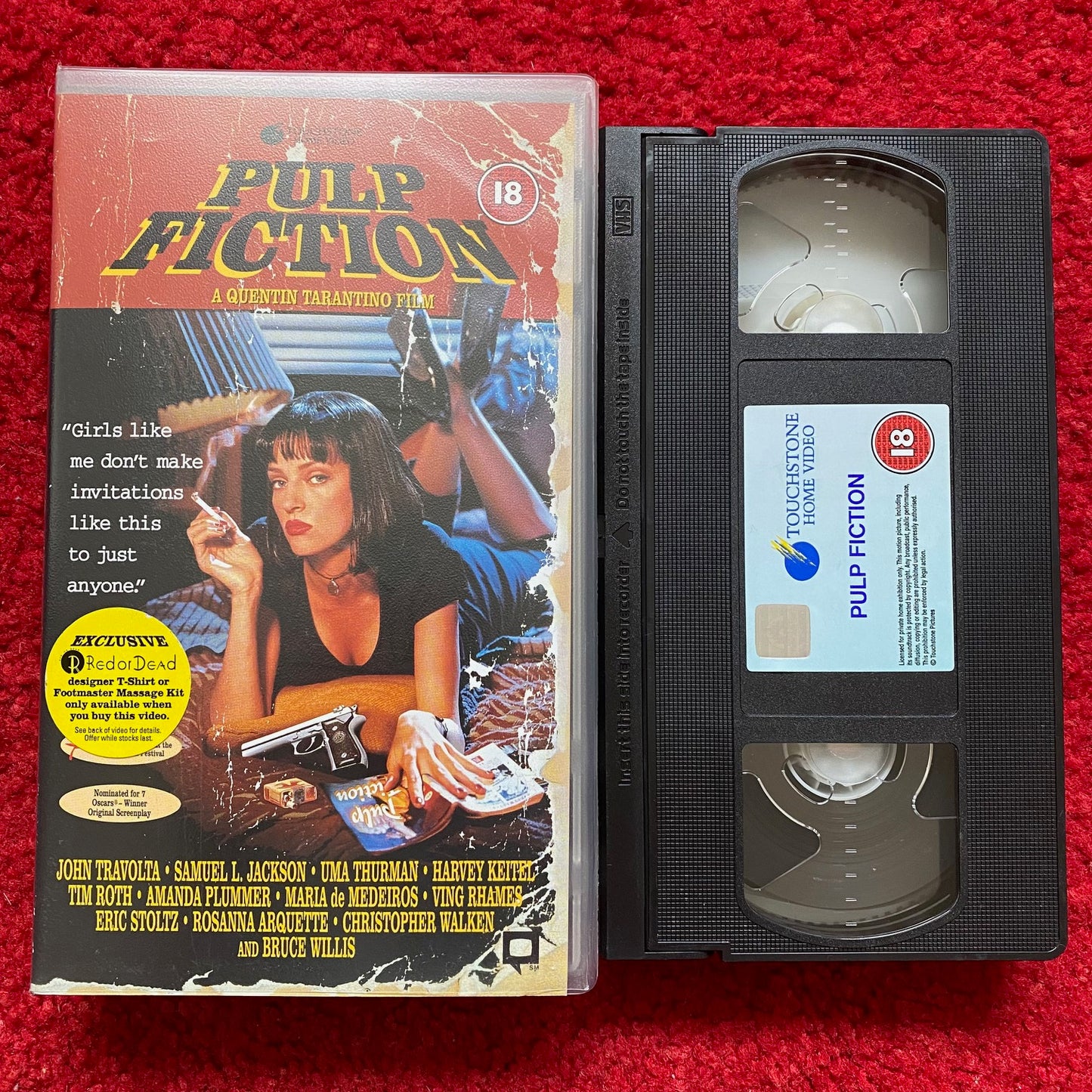 Pulp Fiction VHS Video (1994) D436142