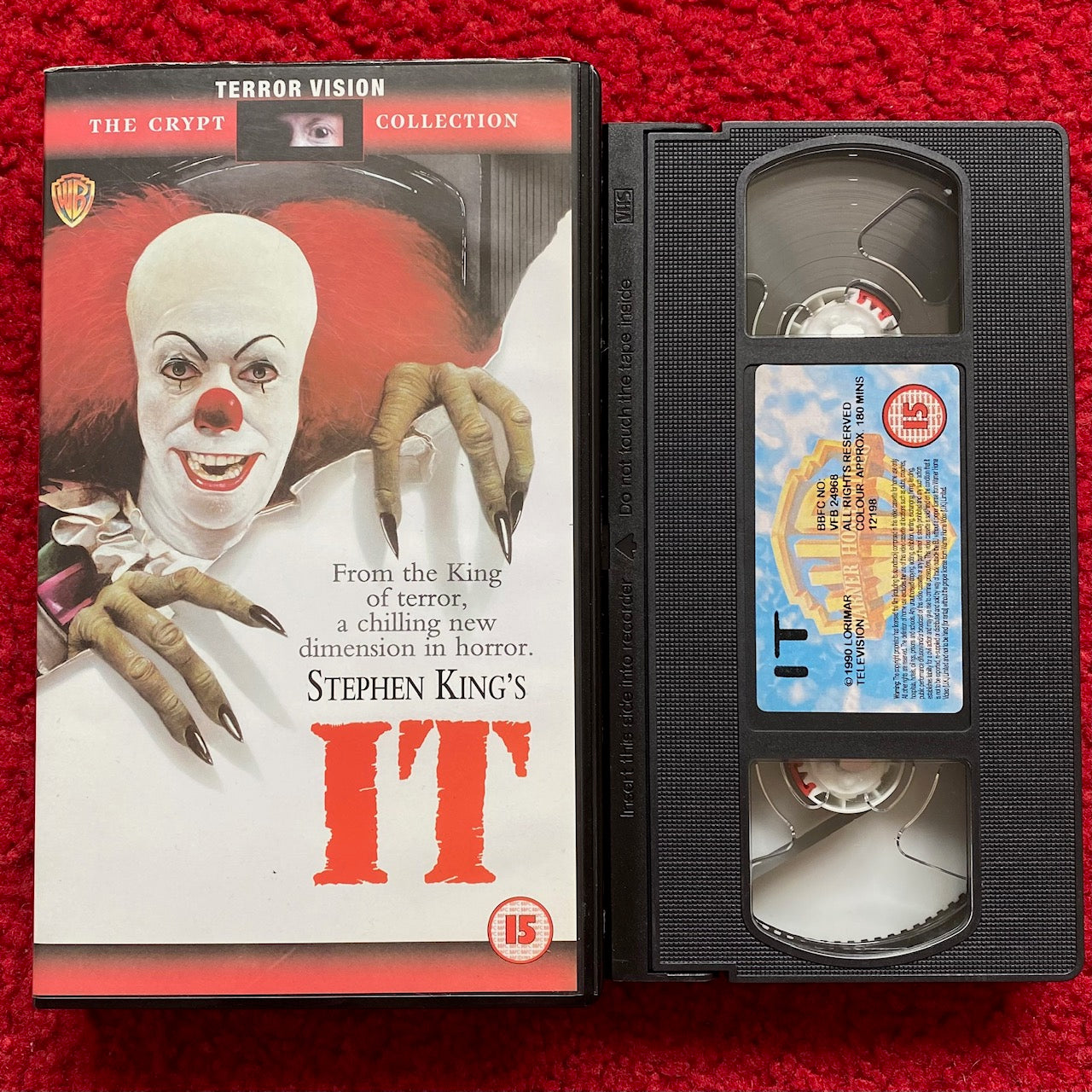 Stephen King's IT VHS Video (1990) S012198