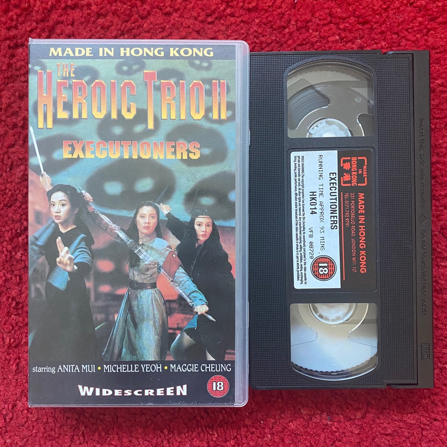 The Heroic Trio II VHS Video (1996) HK014