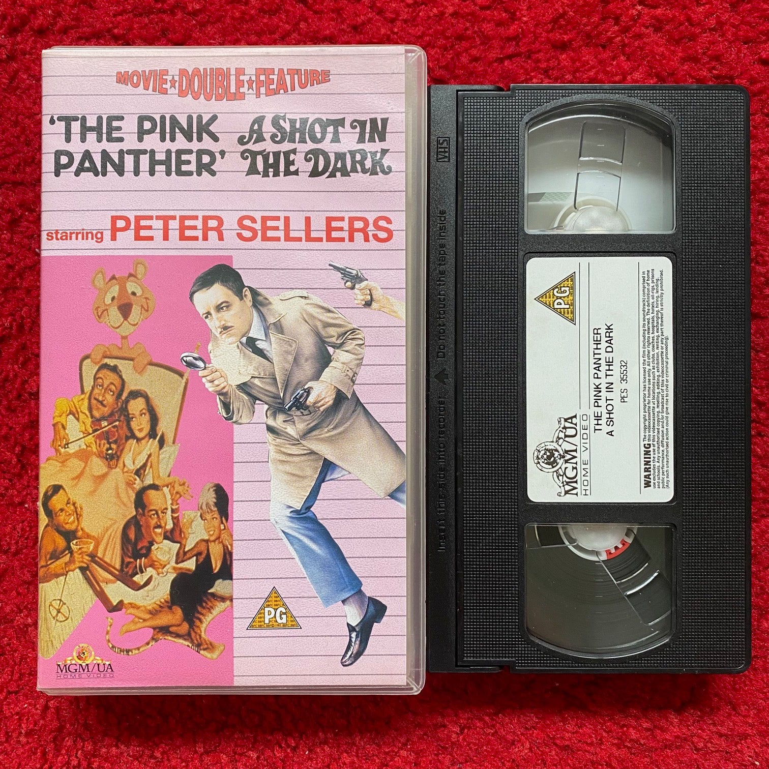 The Pink Panther / A Shot In The Dark Double Feature VHS Video