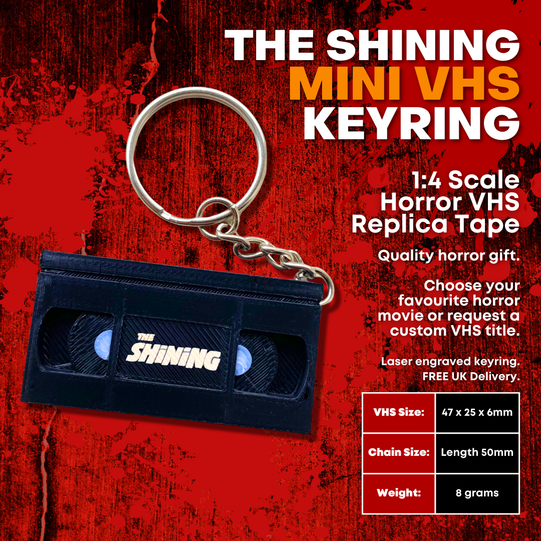 The Shining Mini Horror VHS Keyring