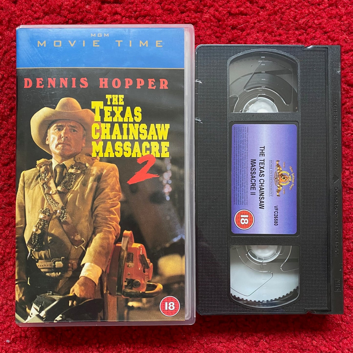 The Texas Chainsaw Massacre 2 VHS Video (1986) 17195S