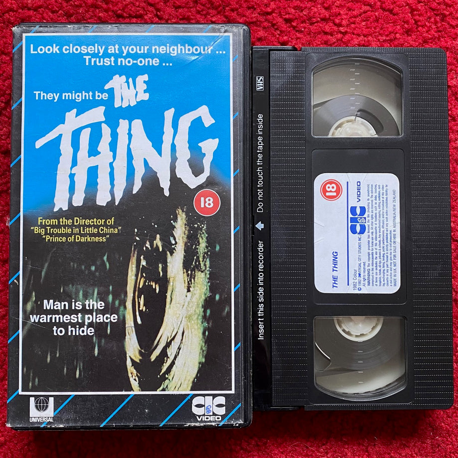 The Thing VHS Video (1982) VHR1062
