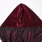 Punk Rave Seraphiel Gothic Velvet Cloak – Blood Red