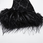 Punk Rave Morrigan Goth Gorgeous Jacquard Coat - Black