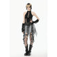 Dark in Love Morrigan Punk Patchwork Skirt