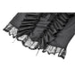 Dark in Love Seraphina Ruched Puff Sleeve Corset Top in Black