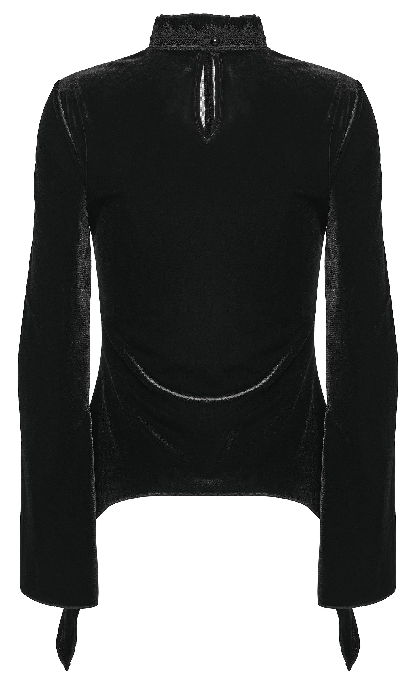 Punk Rave Belladonna Demon’s Hand Velvet T-Shirt in Red
