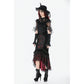 Dark in Love Gothic Elegant Velvet Mermaid Skirt