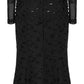 Punk Rave Seraphine Spinal Lace Panel Maxi Dress In Black