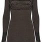Punk Rave Lunar Eclipse Embroidered Dress