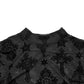 Punk Rave Ravena Cross Flocking Mesh Top