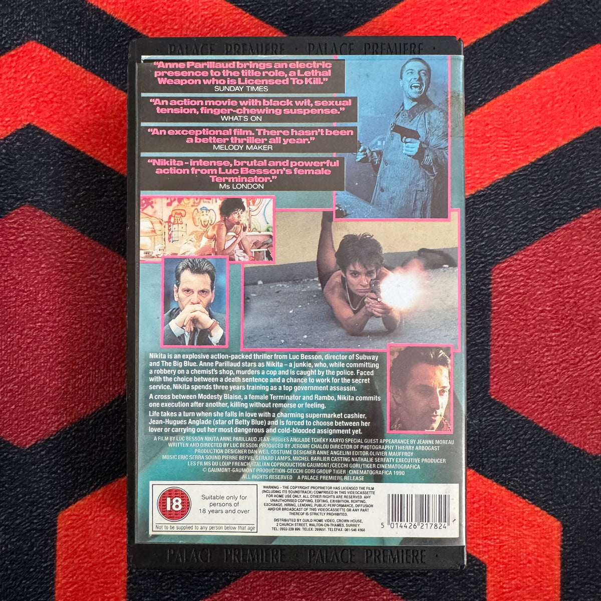 Nikita Ex Rental VHS Video (1990) PVC2178