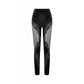 Dark in Love Gothic Velvet Mesh Patchwork Leggings