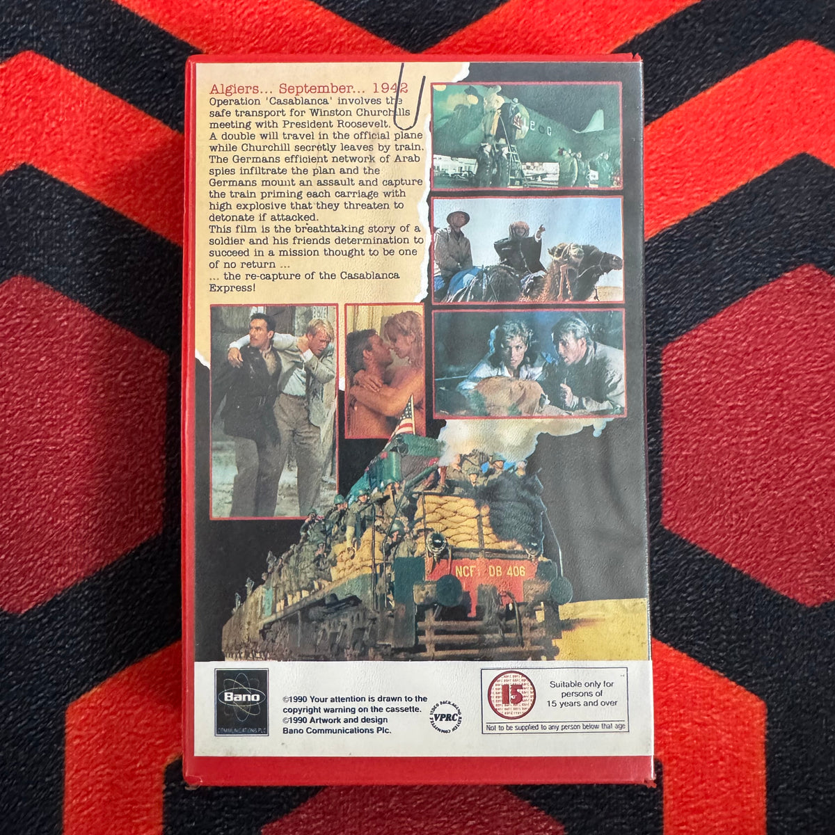 Casablanca Express Ex Rental VHS Video (1989) PEV11810