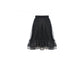 Dark in Love Melisandre Embroidered Velvet Mesh Goth Skirt in Black