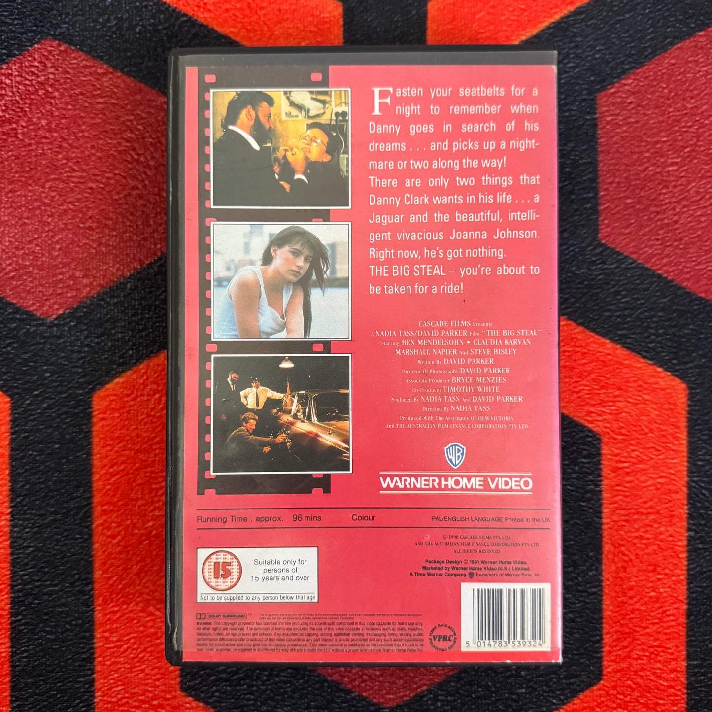 The Big Steal Ex Rental VHS Video (1990) PEV35393