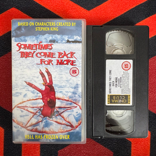 Sometimes They Come Back…For More VHS Video (1998) CC8369