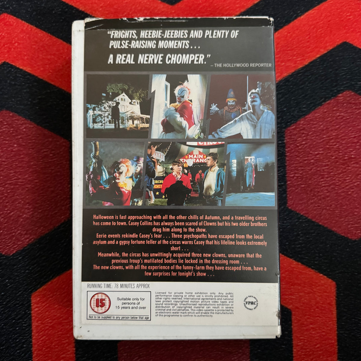 Clownhouse Ex Rental VHS Video (1989) EVV1129