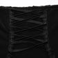 Punk Rave - Belladonna Goth Rose Fishtail Skirt - Size UK 16 Left Only!