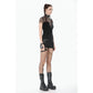 Dark in Love Dark Punk Mesh Chain Top