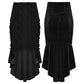 Punk Rave - Belladonna Goth Rose Fishtail Skirt - Size UK 16 Left Only!