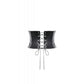 Dark in Love Elvira Faux Leather Layered Goth Waist Belt