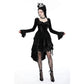 Dark in Love Seraphina Velvet Lace Goth Dress