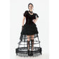 Dark in Love Isolde Velvet & Lace Puff Sleeve Bolero