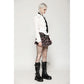 Dark in Love Rowan Punk Pink Plaid Mini Skirt - Size UK 8 Left Only!