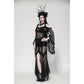 Dark in Love Nevaeh Gothic Lace and Mesh Mermaid Skirt