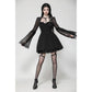 Dark in Love Greta Dark Mystique Gothic Lace-Up Mesh Dress