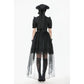 Dark in Love Ebon Rose High-Low Mesh & Lace Goth Dress
