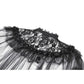 Dark in Love Morwenna Gothic Lace Ruffle Capelet