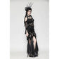 Dark in Love Nevaeh Gothic Lace and Mesh Mermaid Skirt