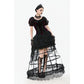 Dark in Love Isolde Velvet & Lace Puff Sleeve Bolero