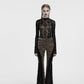 Punk Rave Ravena Cross Flocking Mesh Top