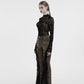 Punk Rave Ravena Cross Flocking Mesh Top