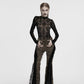 Punk Rave Ravena Cross Flocking Mesh Top