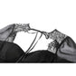 Dark in Love Greta Dark Mystique Gothic Lace-Up Mesh Dress