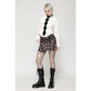 Dark in Love Rowan Punk Pink Plaid Mini Skirt - Size UK 8 Left Only!