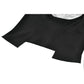 Dark in Love Court-Style Black & White Lace Blouse