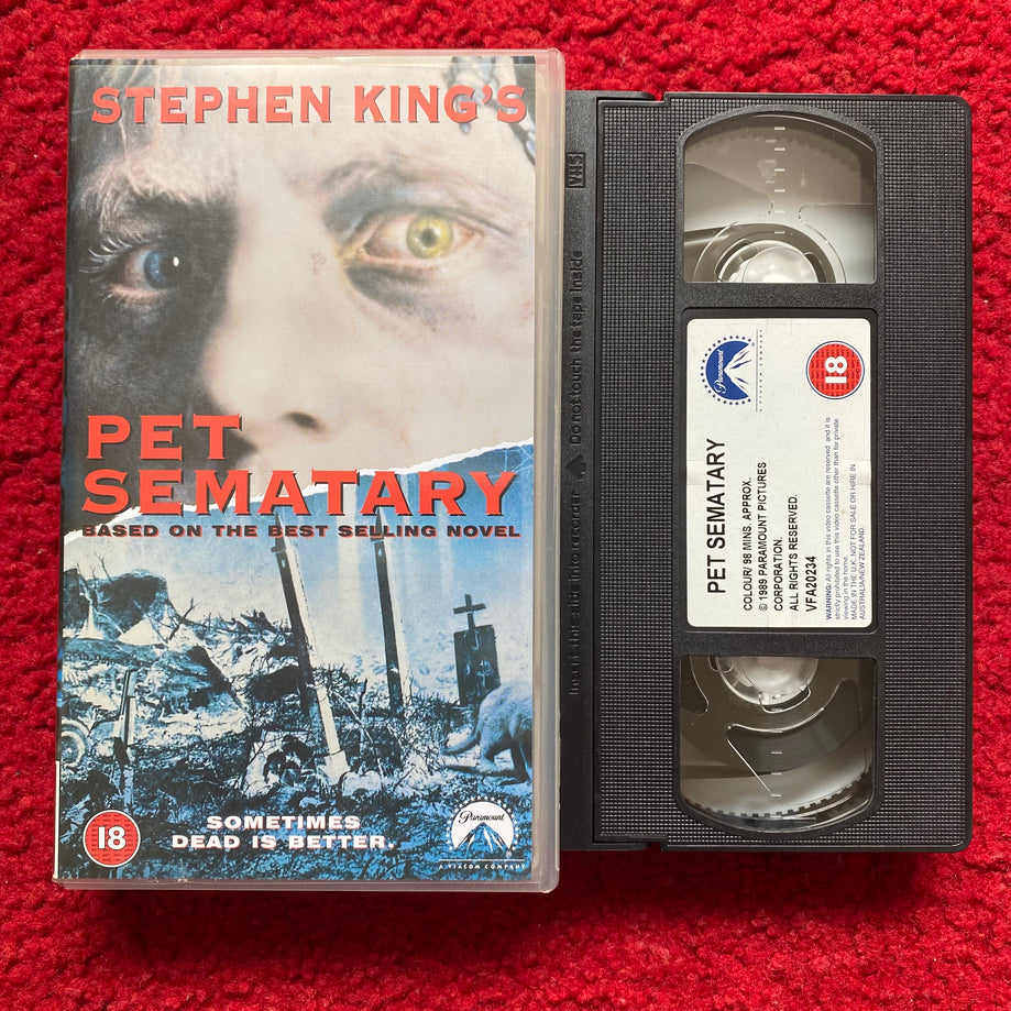 Pet Sematary VHS Video (1989) BRP2927