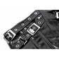 Dark in Lia Punk Love Patent Leather Waist Corset with Metal Accents - Size UK 18 Left Only!