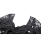 Dark in Love Emersyn Elegant Gothic Lace-Trimmed Long Robe