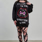 Banned Apparel Gothic Jumper Dress Black Oversized Knit