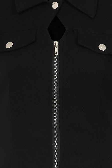 Banned Alternative Tartan Night Zip Dress
