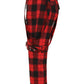 Banned Alternative Nocturne Buckle Trousers Red Tartan