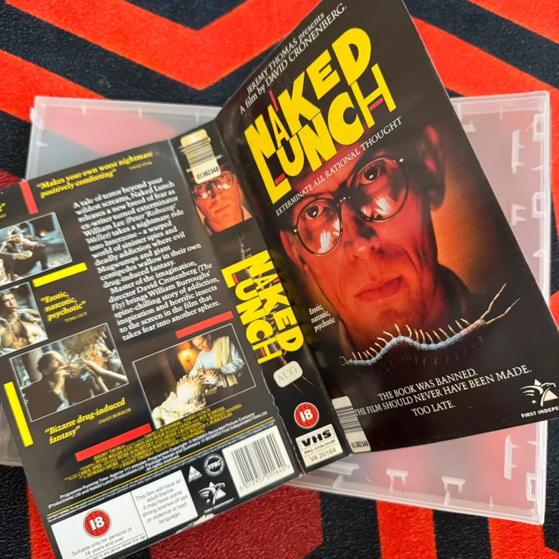 Naked Lunch Ex Rental VHS Video (1991) VA20164 [MOULD]